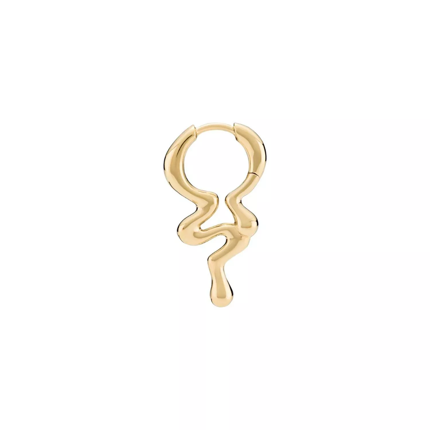 Maria Black Maya Ørering Single 22 kt. Forgyldt Sølv 100940YG