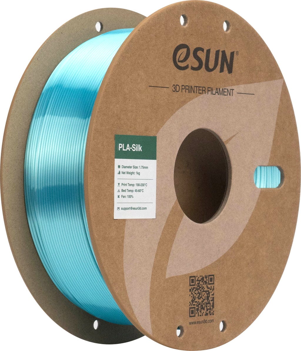eSUN  PLA-Silk Aqua, 1,75 mm / 1000 g    PLA mit glänzender, seidenmatter Textur
