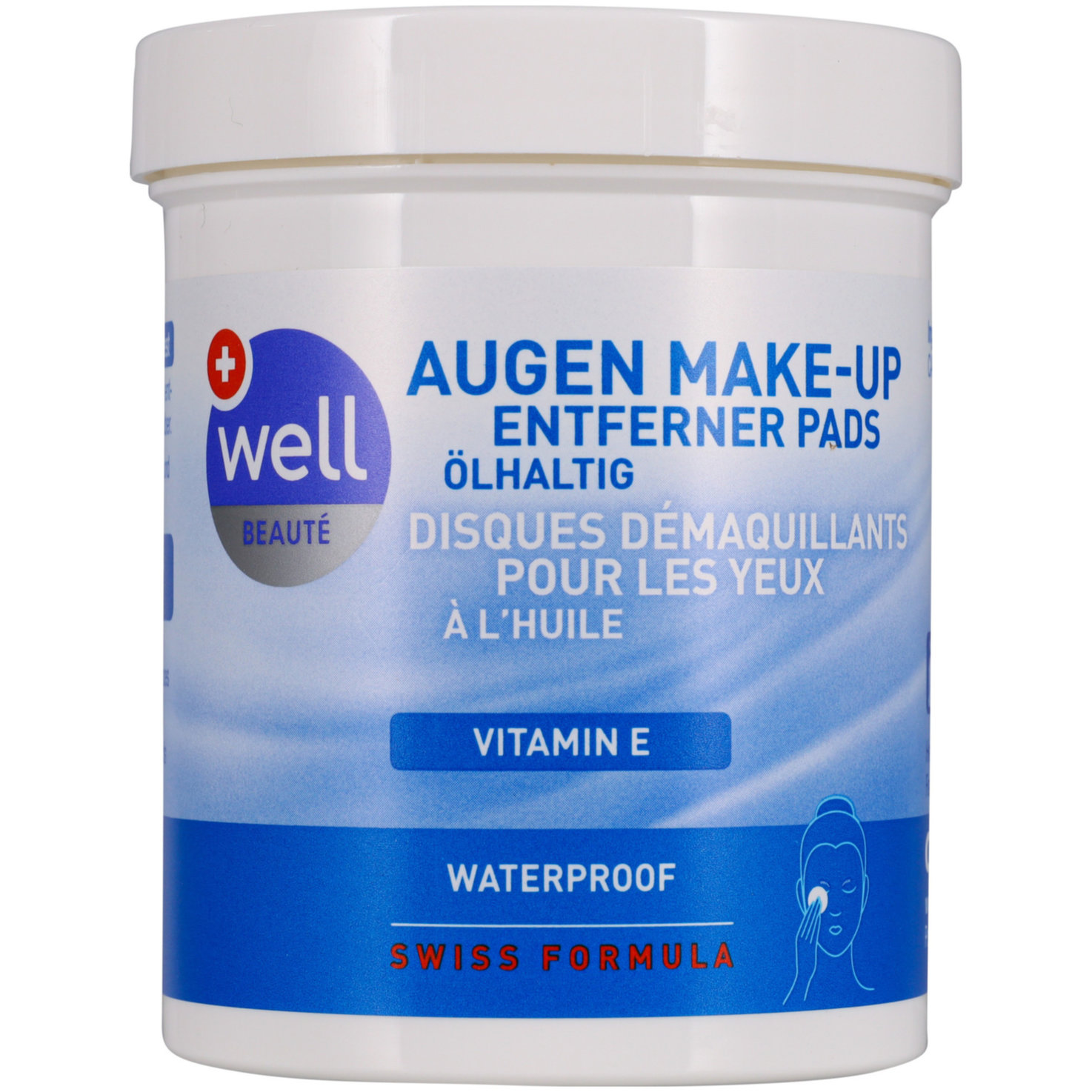 well Augenmake-up Entferner Pad ölhaltig 60 Stück