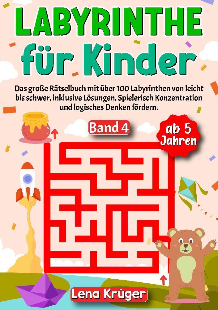 Labyrinthe für Kinder ab 5 Jahren - Band 4