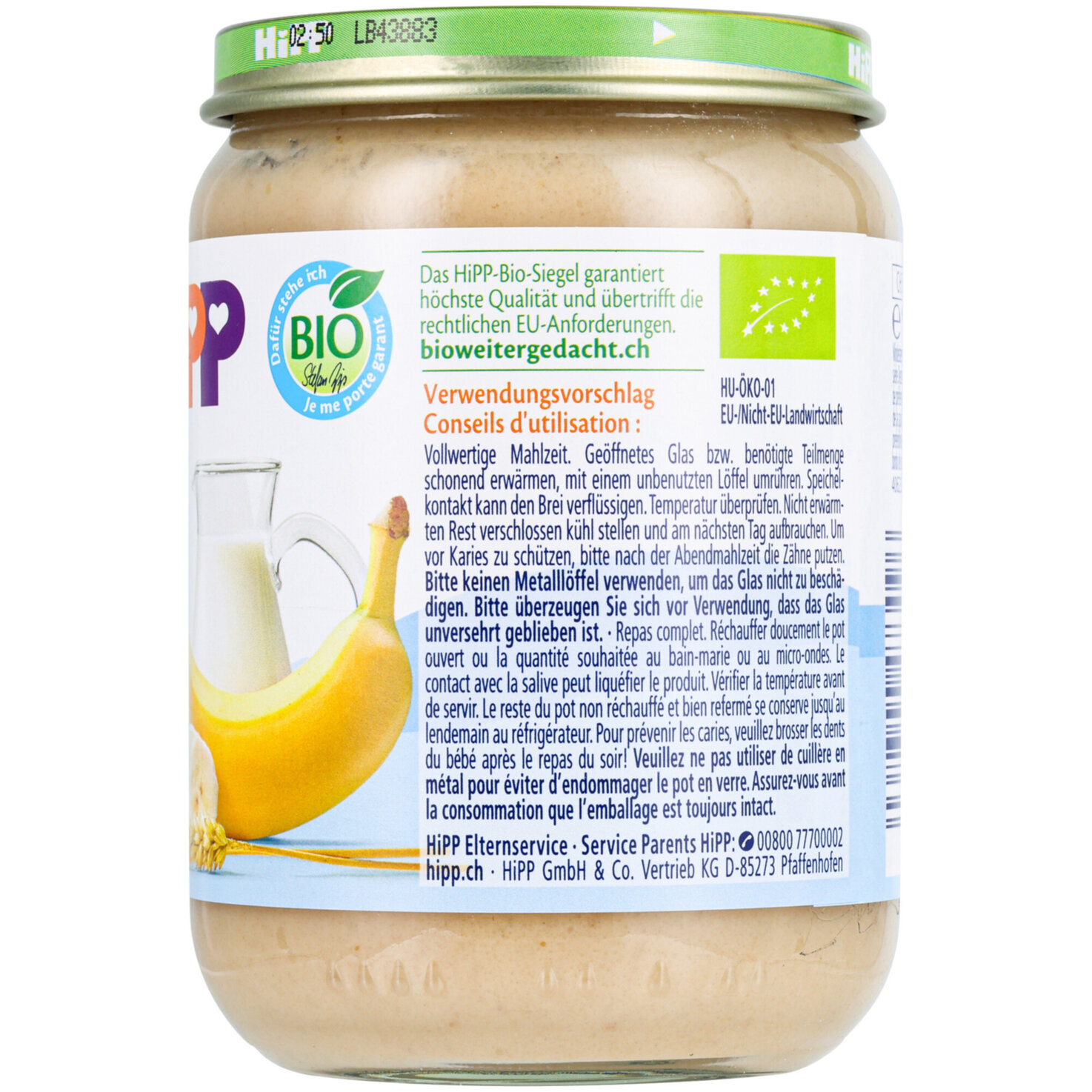Hipp Griessbrei Banane 4+ Monate