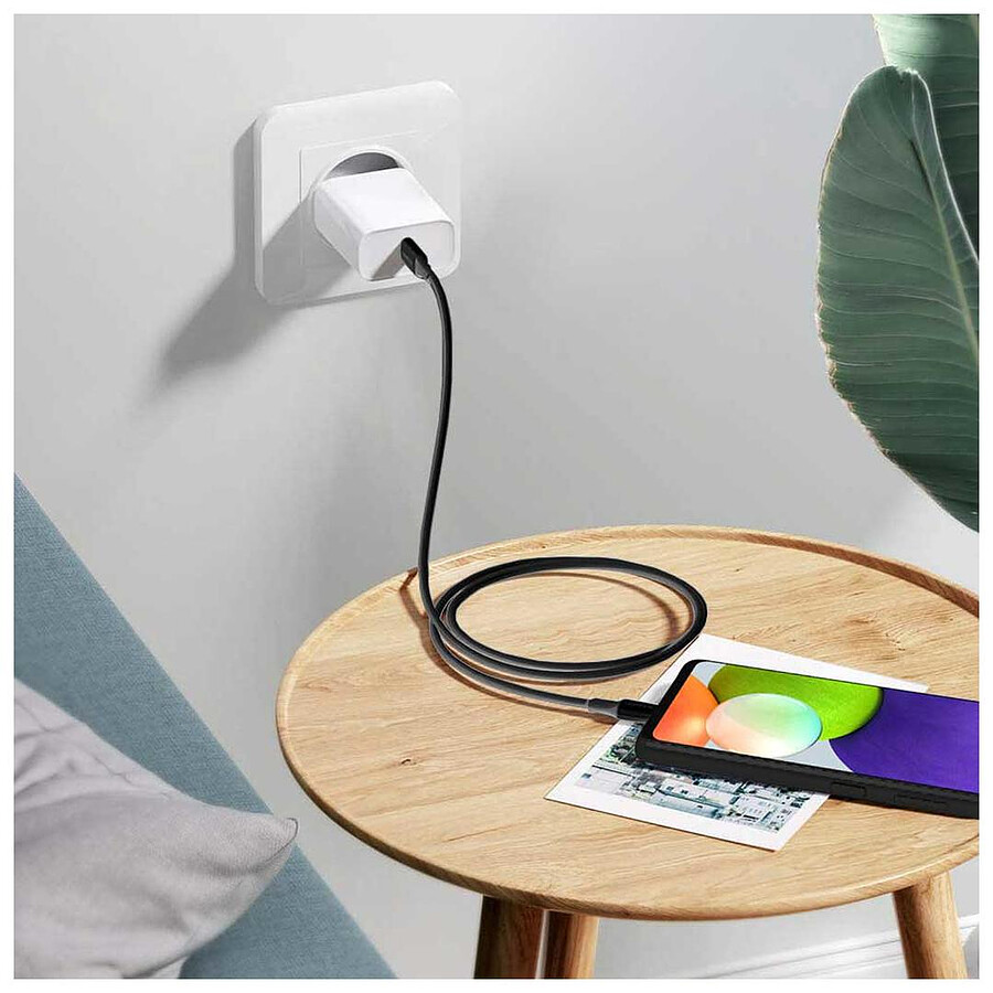 Akashi Câble renforcé USB-C vers USB-C Noir