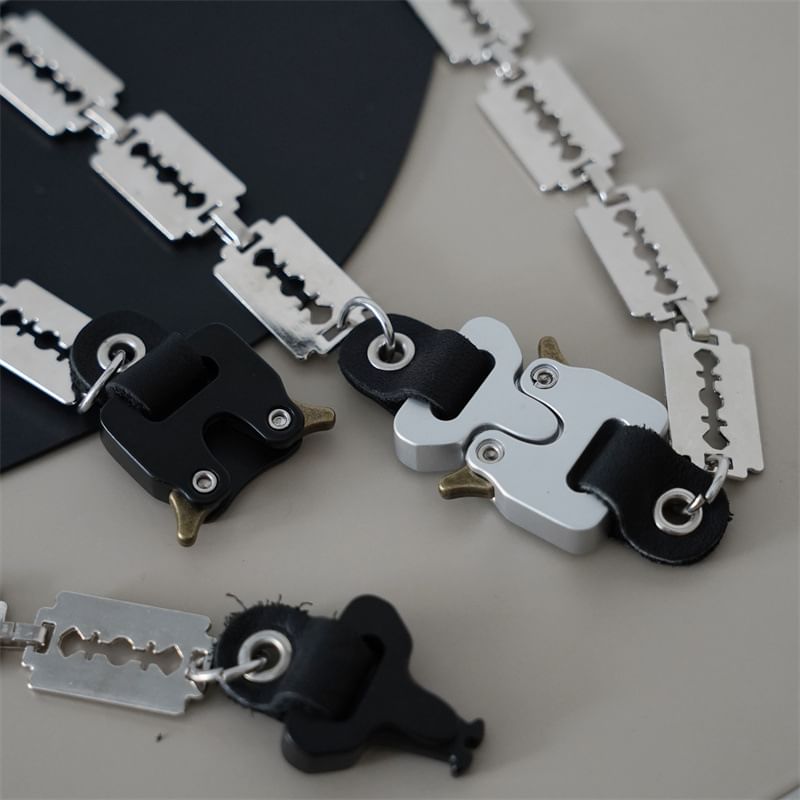 BABLIBU - Scheermesgesp legering ketting