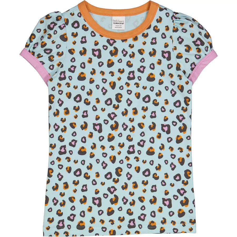 Fred's World T-Shirt AquaTangerinePastel