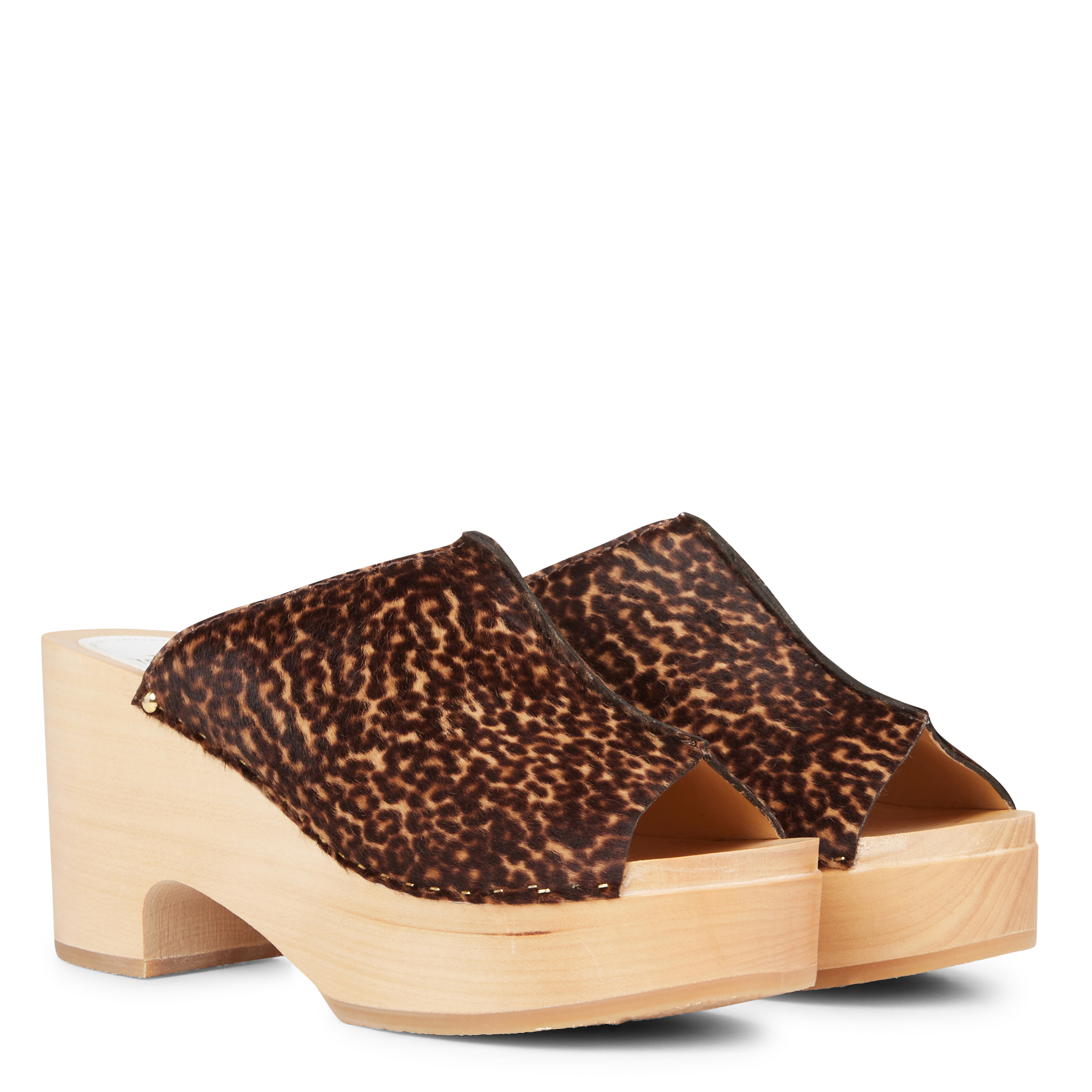 YOKO - Sabots en cuir| Marron