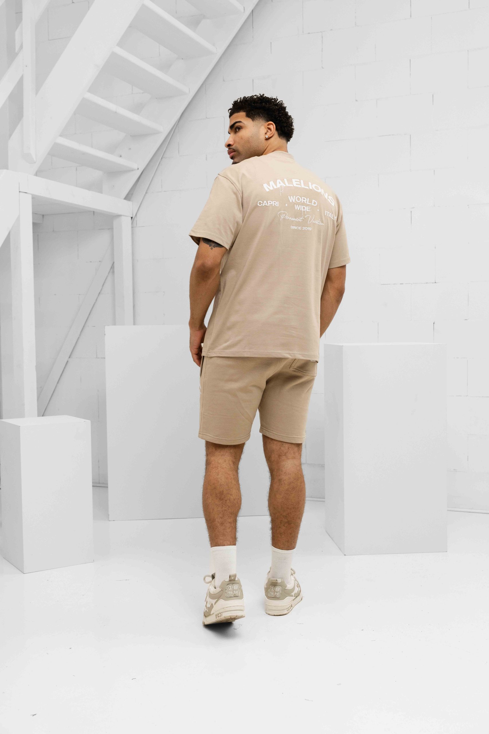 Malelions Permanent Vacation Zomerset Heren Beige