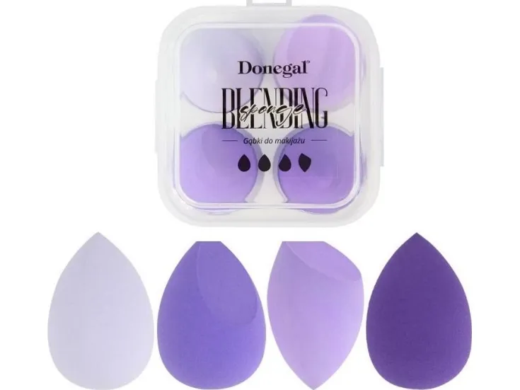 DONEGAL Makeup Blending Sponge in case (4345) 1op-4pcs