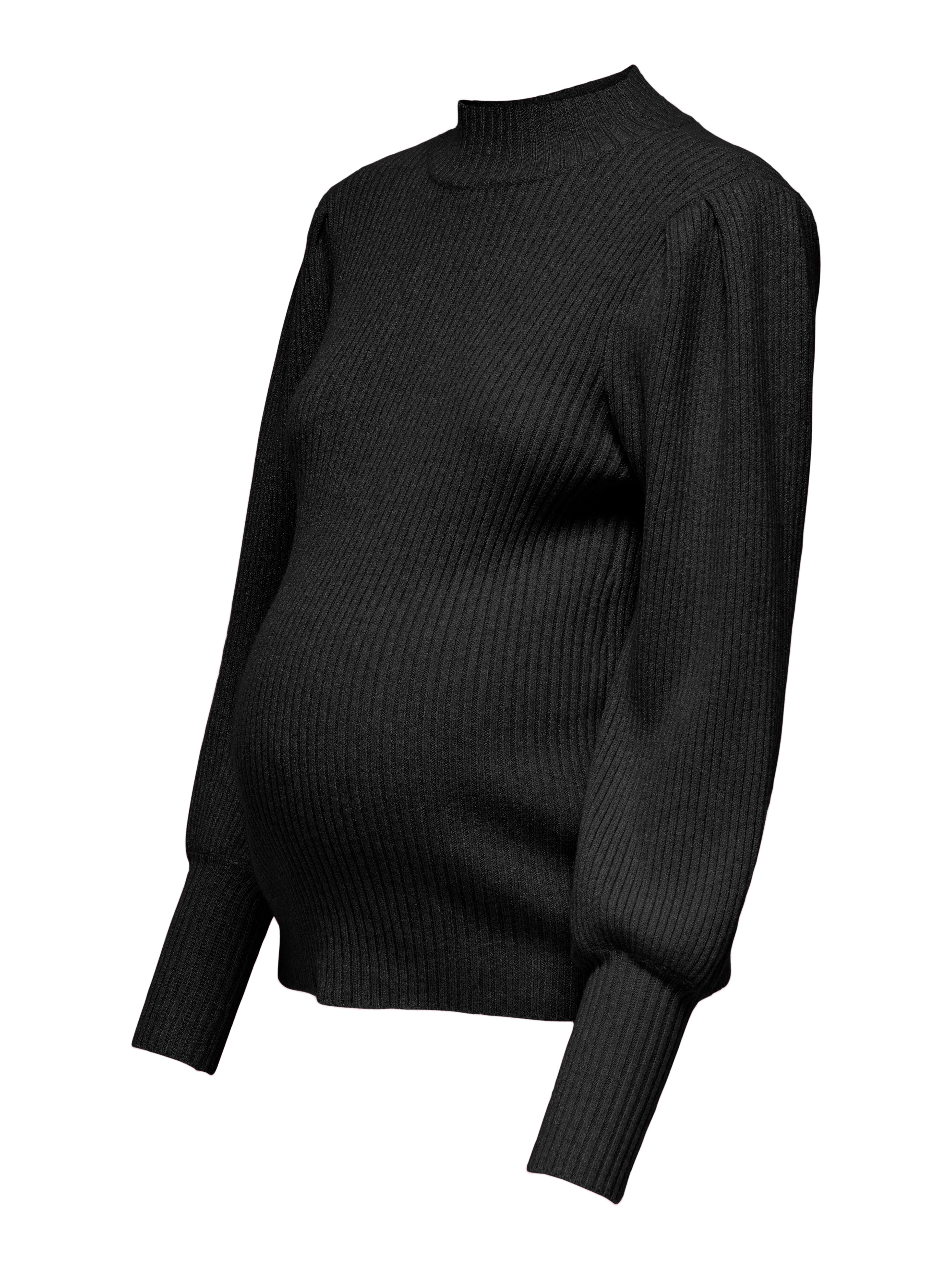 OLMKATIA Strickpullover Black