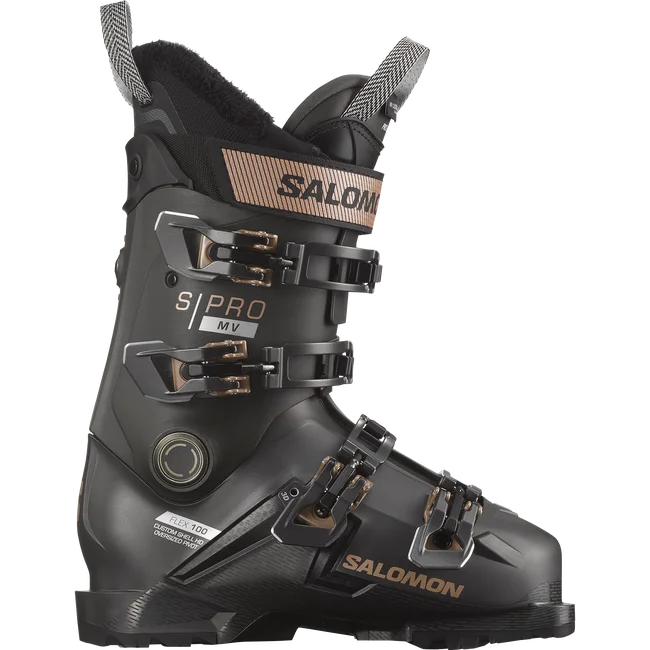 S/PRO MV 100  Pistenschuhe Damen BelugaMet./PinkgoldMet./Black