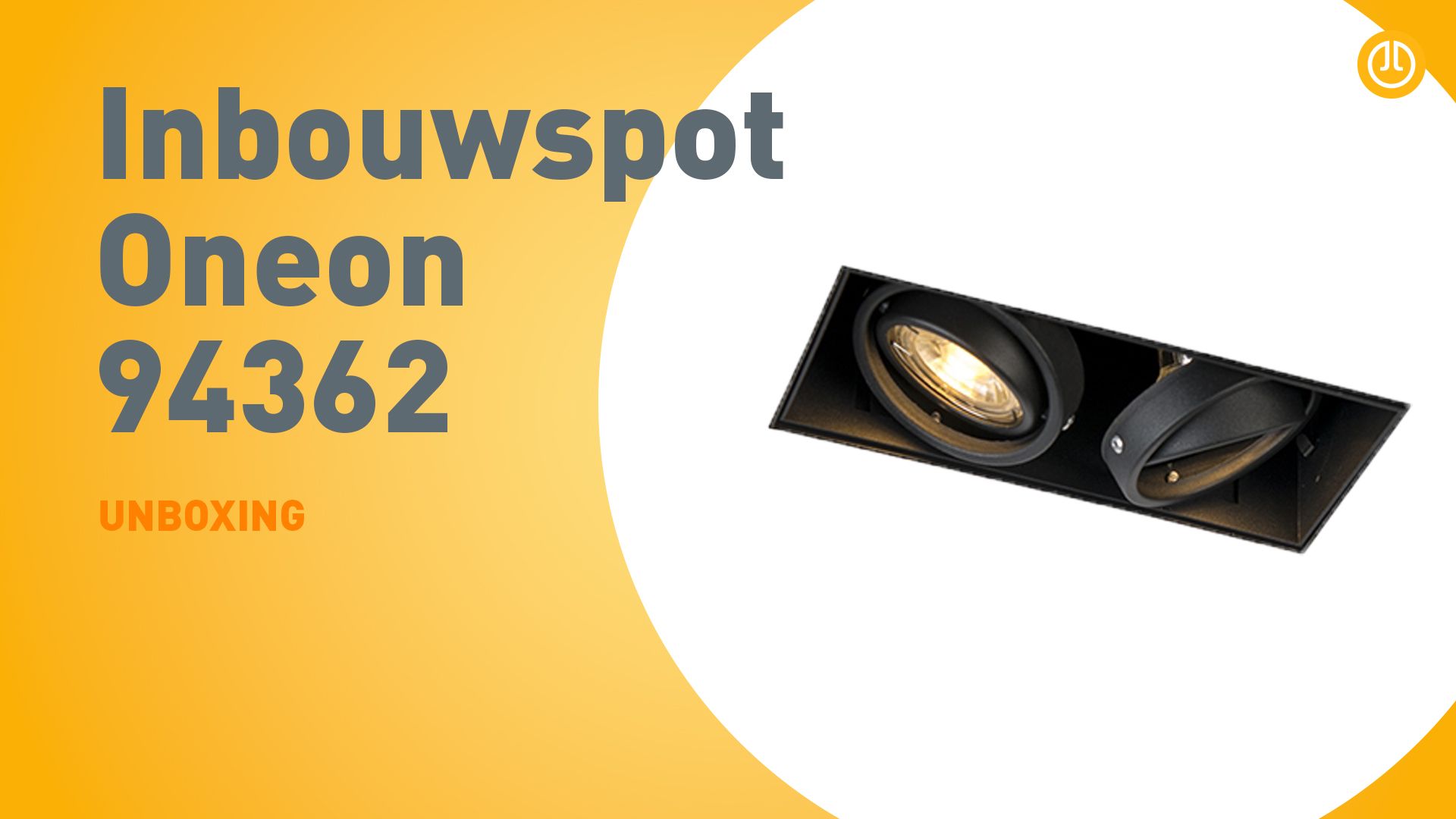 Inbouwspot zwart GU10 draai- en kantelbaar trimless 2-lichts - Oneon