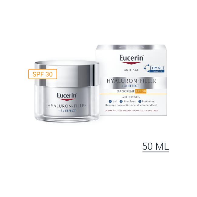 Eucerin Hyaluron-Filler + 3x EFFECT Dagcrème SPF30 50 ML