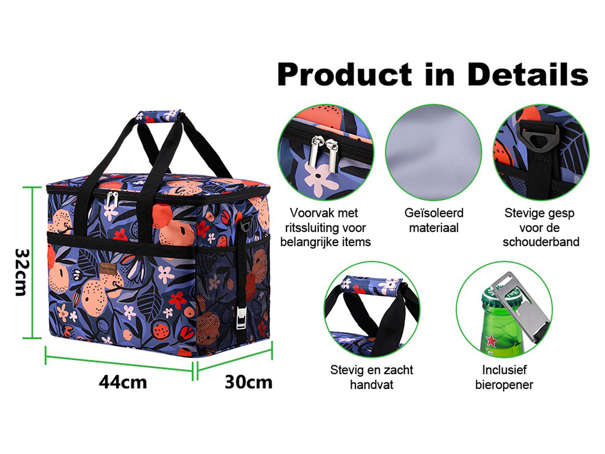 Packaway 40 liter geïsoleerde koeltas - Valencia