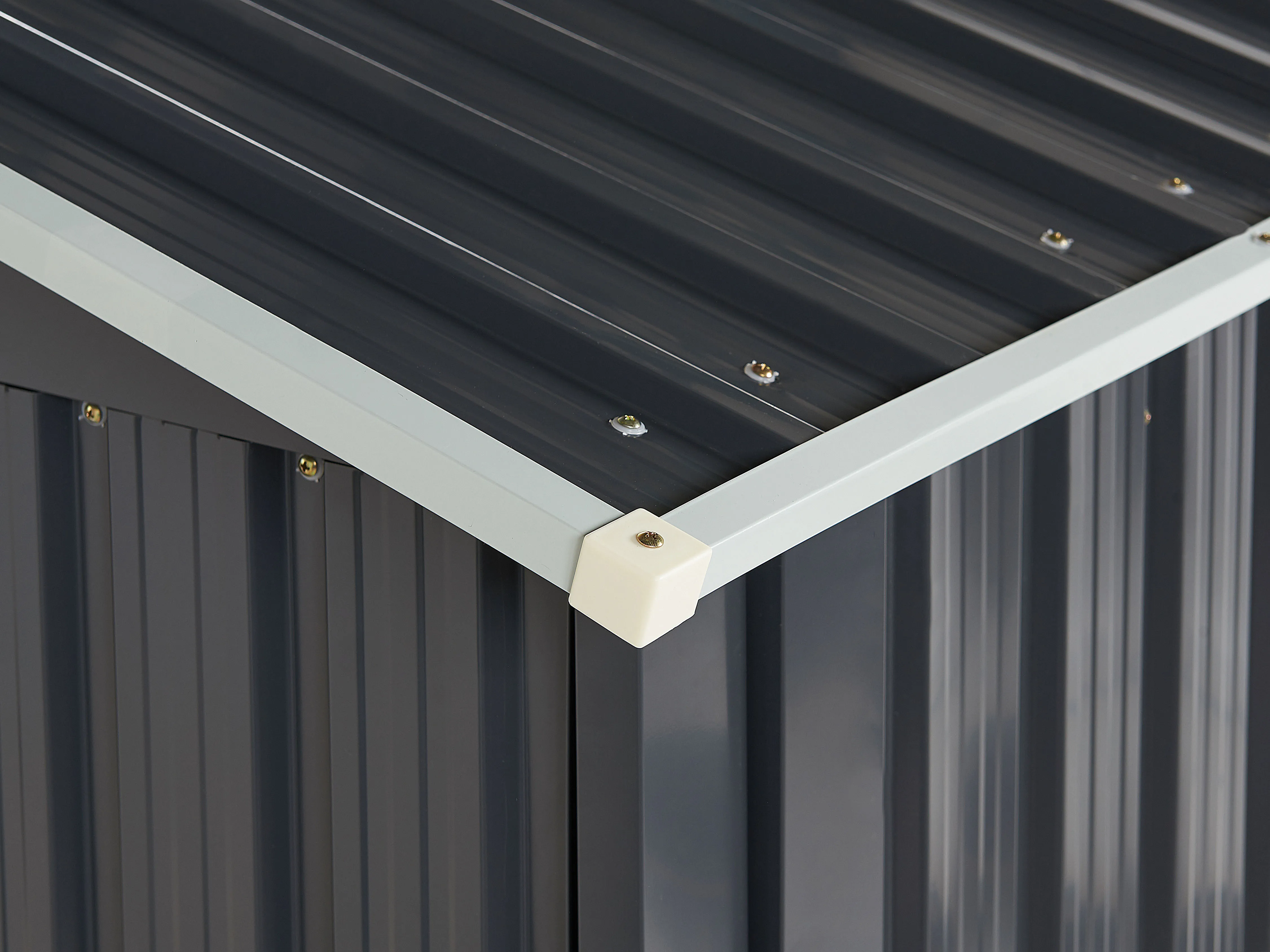 Gereedschapsschuur AOSTA 270 cm 105 cm Zwart