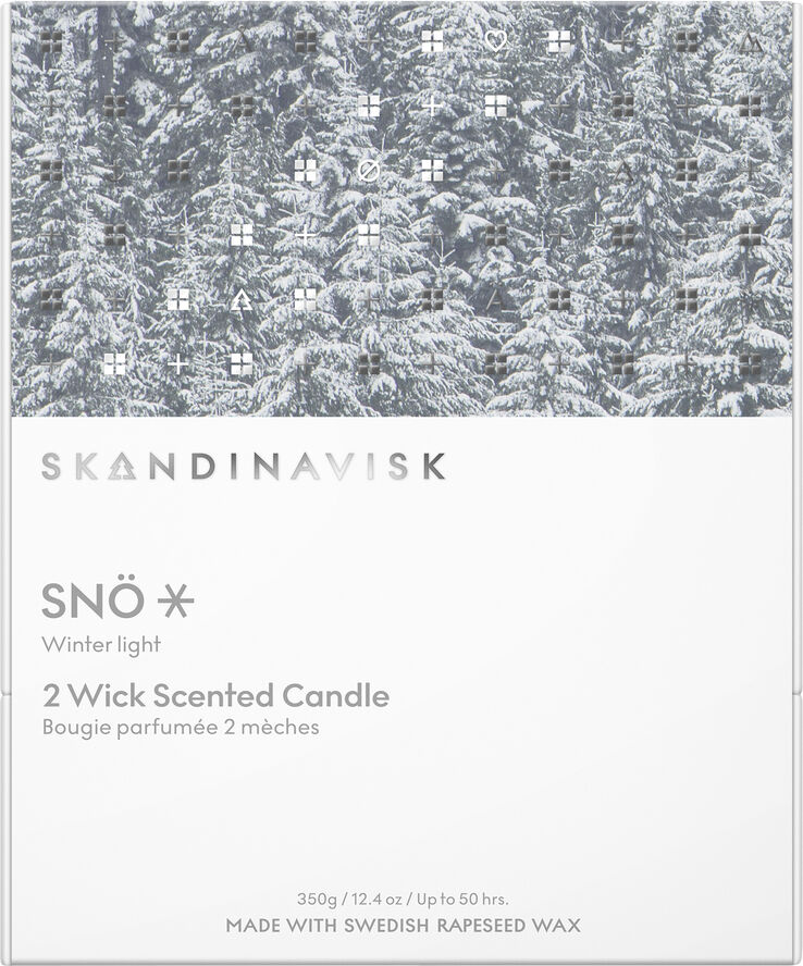 Skandinavisk SNÖ Scented Candle 350g Special Edition