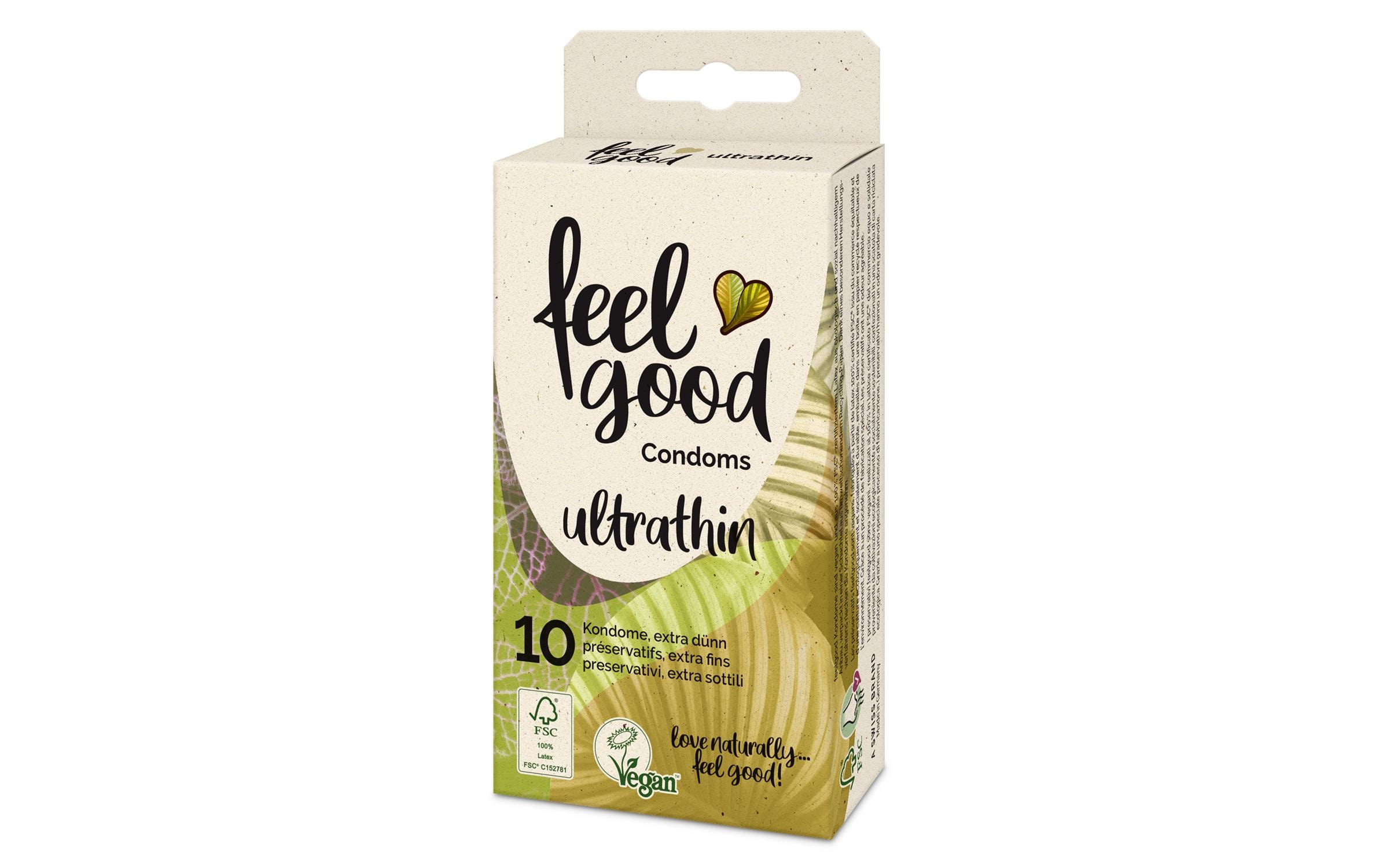 Kondome Ultrathin 10 StückVegane, extra dünne Präservative