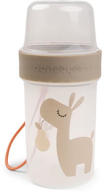 Done By Deer Lalee To Go Two-Way Snacksbeholder, Sand