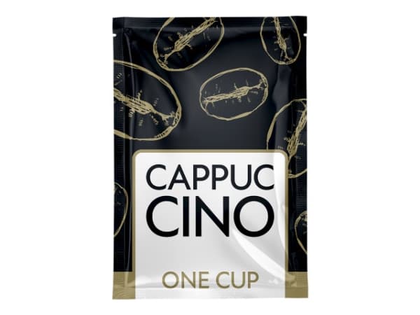 Kaffe Wonderful Cappuccino 12,5g/brev cremet frysetørret instant,50 stk x 12.5 g/krt