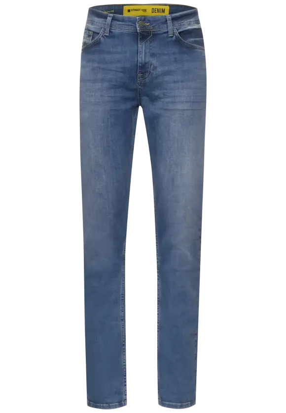 Slim Fit Jeans - real blue random bleach