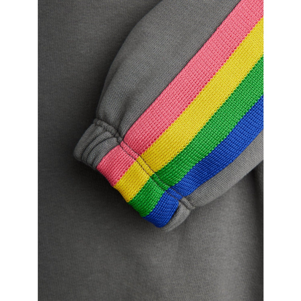 Køb Mini Rodini Grey The Milky Way Rainbow Panel Sweatshirt