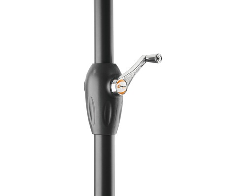 Schneider Bilbao parasol Ø 220 cm zilvergrijs