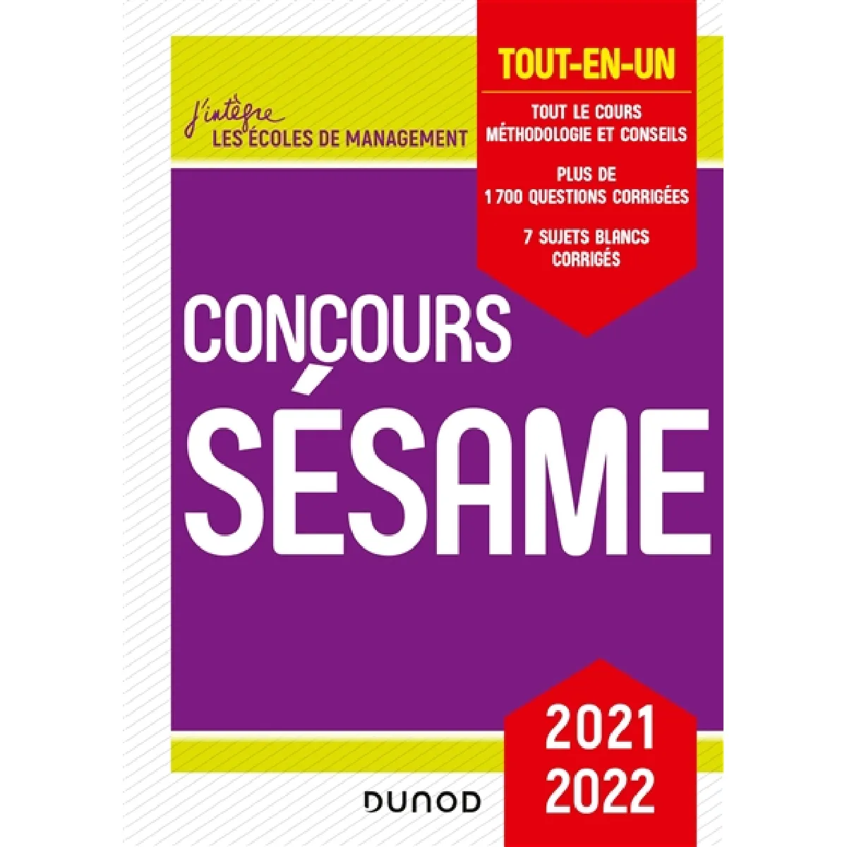 Concours Sésame : tout-en-un : 2021-2022 · Occasion