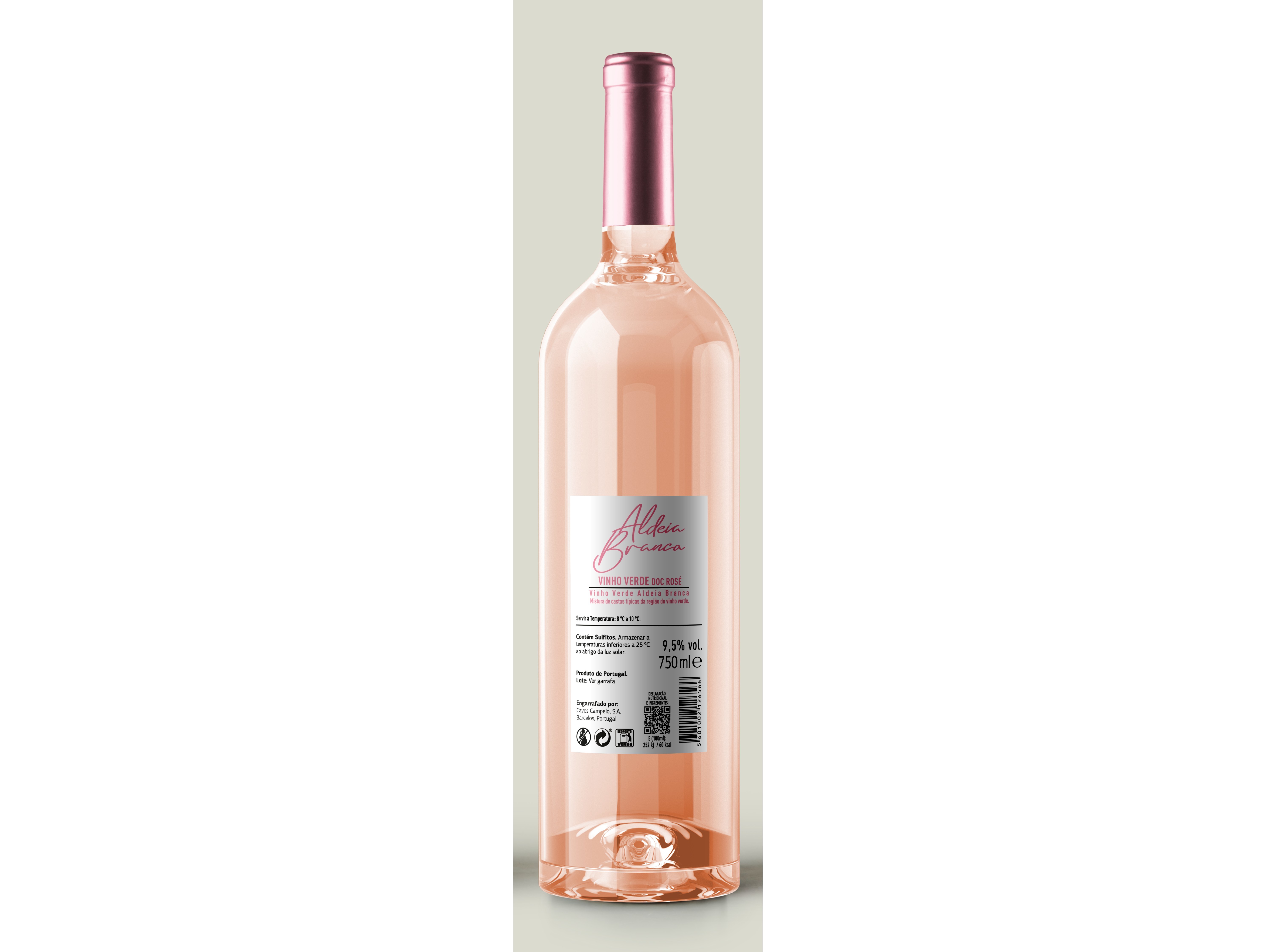VINHO VERDE ALDEIA BRANCA ROSE 0.75L