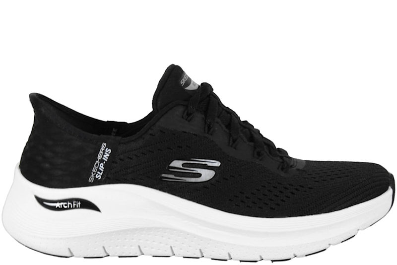 SKECHERS ARCH FIT 2.0 EASY CHIC - SLIP INS DARK SNEAKER
