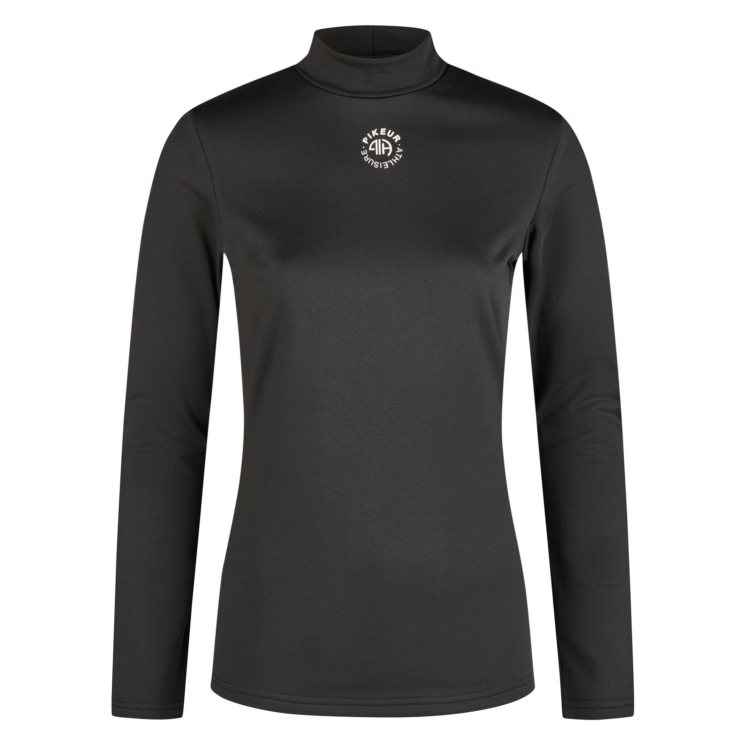 PIKEUR Athleisure Funktions-Shirt mit Stehkragen  - black