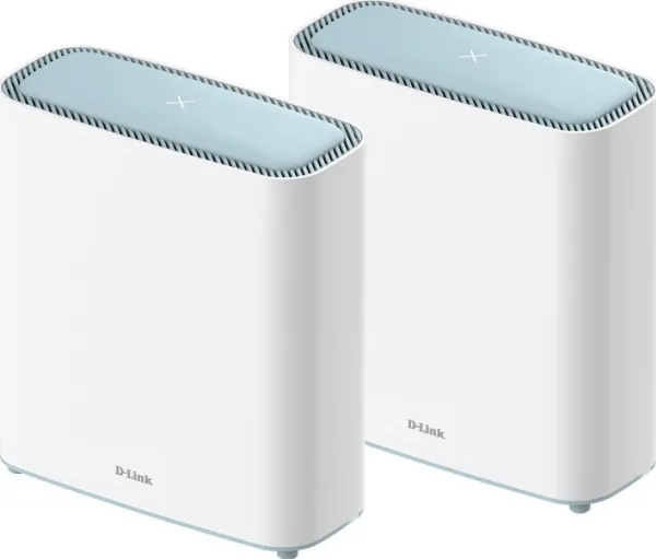 D-Link EAGLE PRO AI M32-2 - Wi-Fi-system - (2 routere) - op til 510 kvm - mesh 1GbE - Wi-Fi 6 - Dual Band