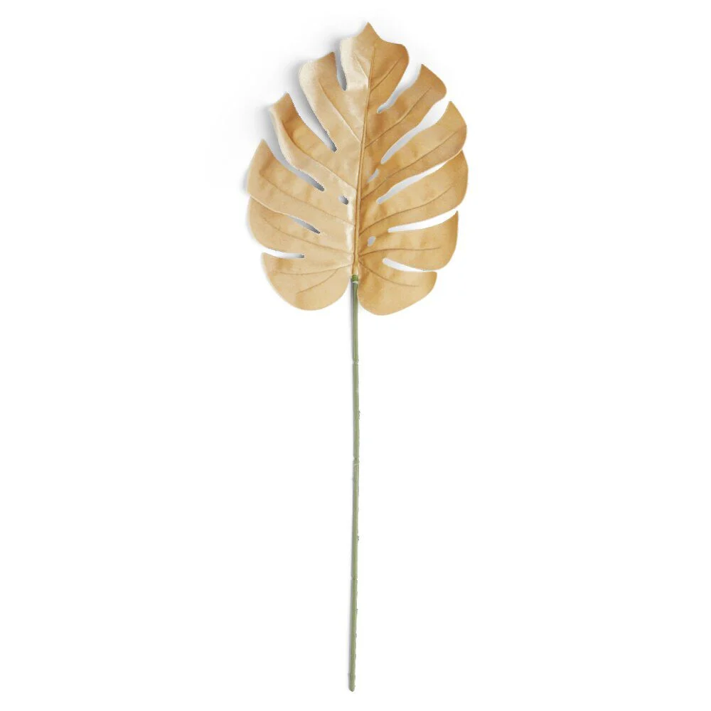 Fleur tige monstera jaune H70cm