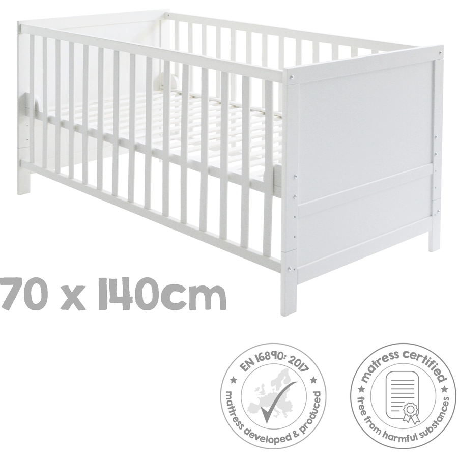roba Kinderbettset Sterne & Punkte 70x140 cm