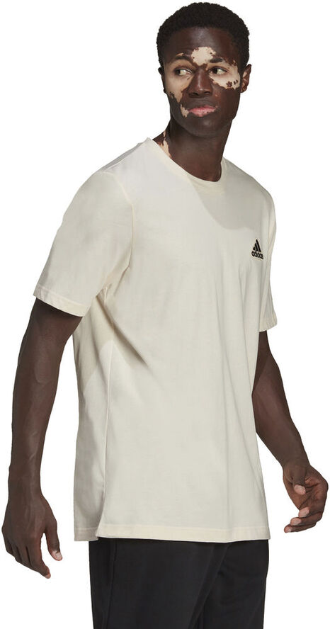 adidas Essentials FeelComfy Single Jersey T-shirt Hvid