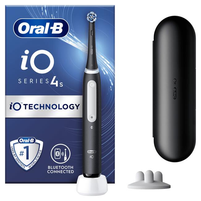 Oral-B iO 4S Zwart Elektrische Tandenborstel By Braun