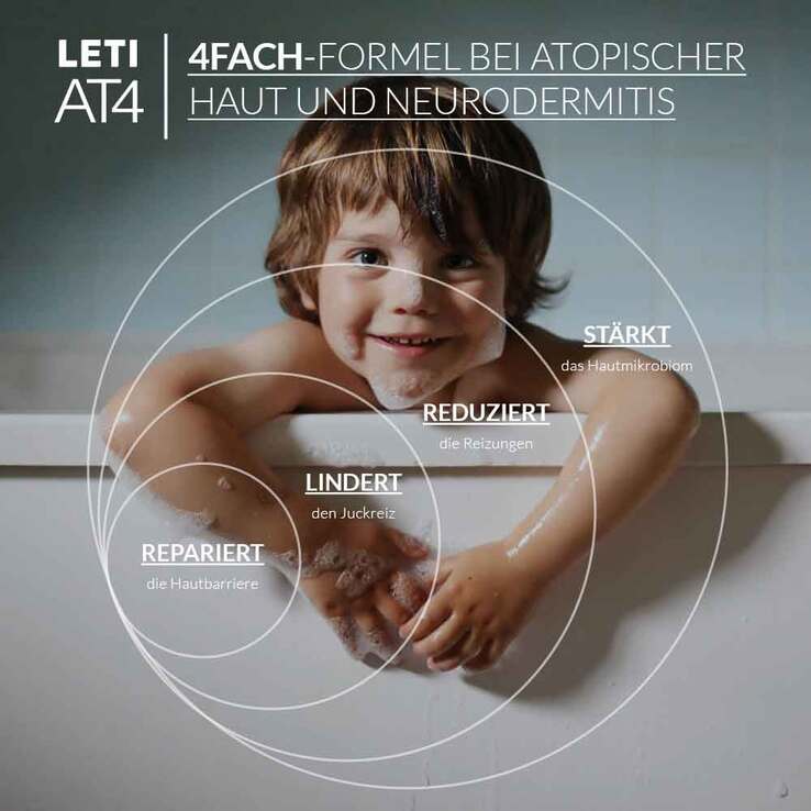Leti AT4 Dusch- und Badegel, 250 ml