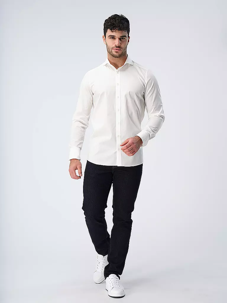 OLYMP LEVEL FIVE Hemd Body Fit beige