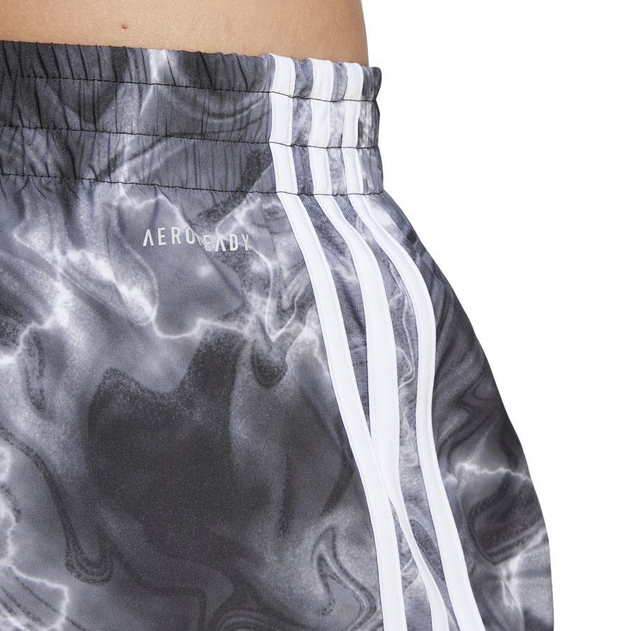 adidas Short Running Marathon 20 AOP - Noir/Blanc/Gris Femme