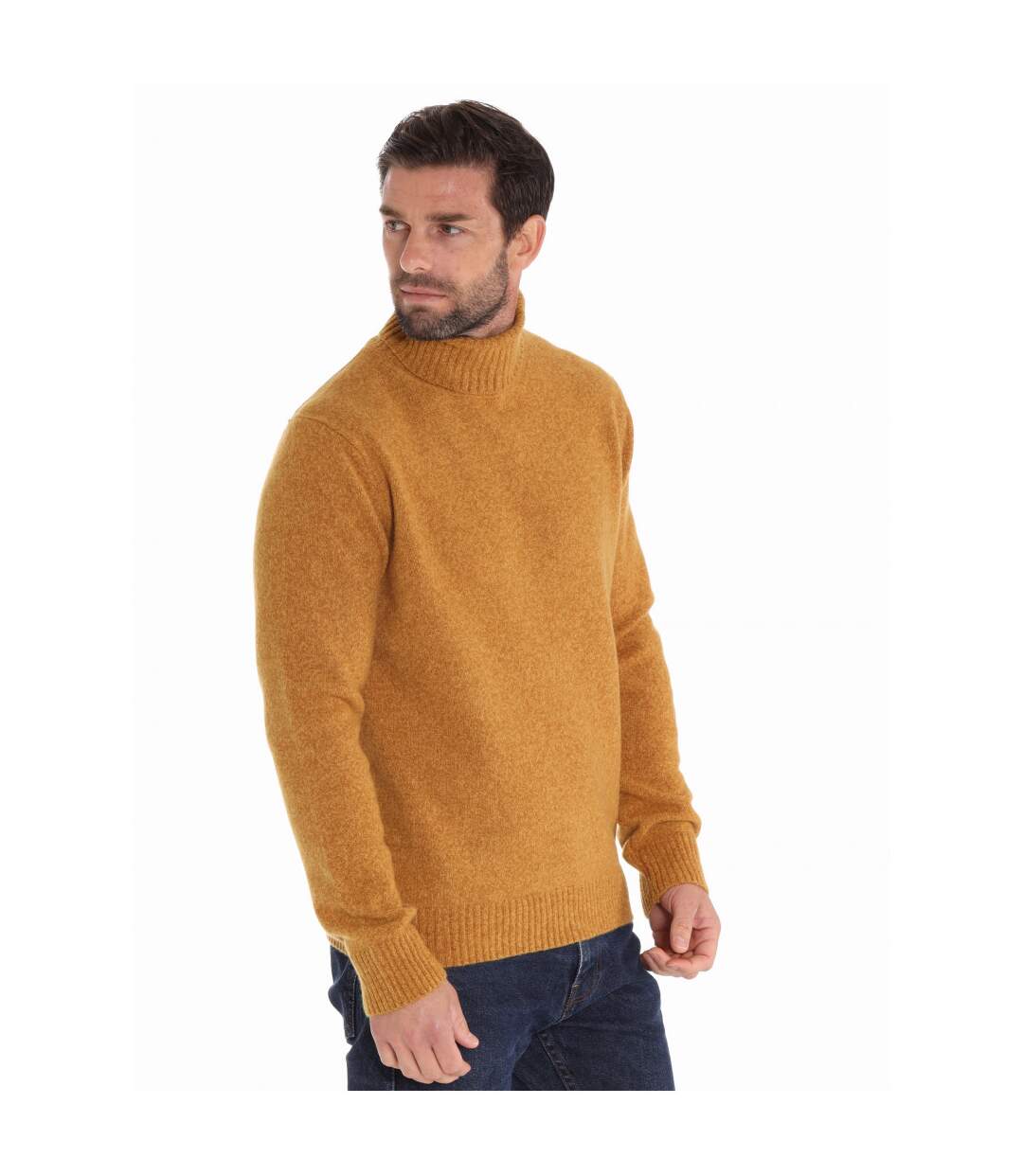 Pull col roulé chaud et doux