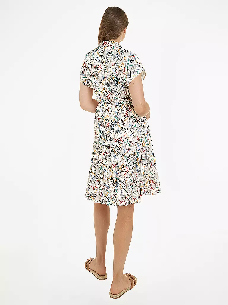 TOMMY HILFIGER Hemdblusenkleid weiss