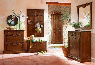 Home affaire Garderobenschrank »Klera« Breite 67 cm, aus massiver Kiefer, FSC®-zertifiziert