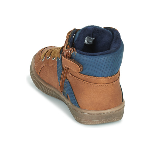 Kickers - LOWELL - Camel / Bleu
