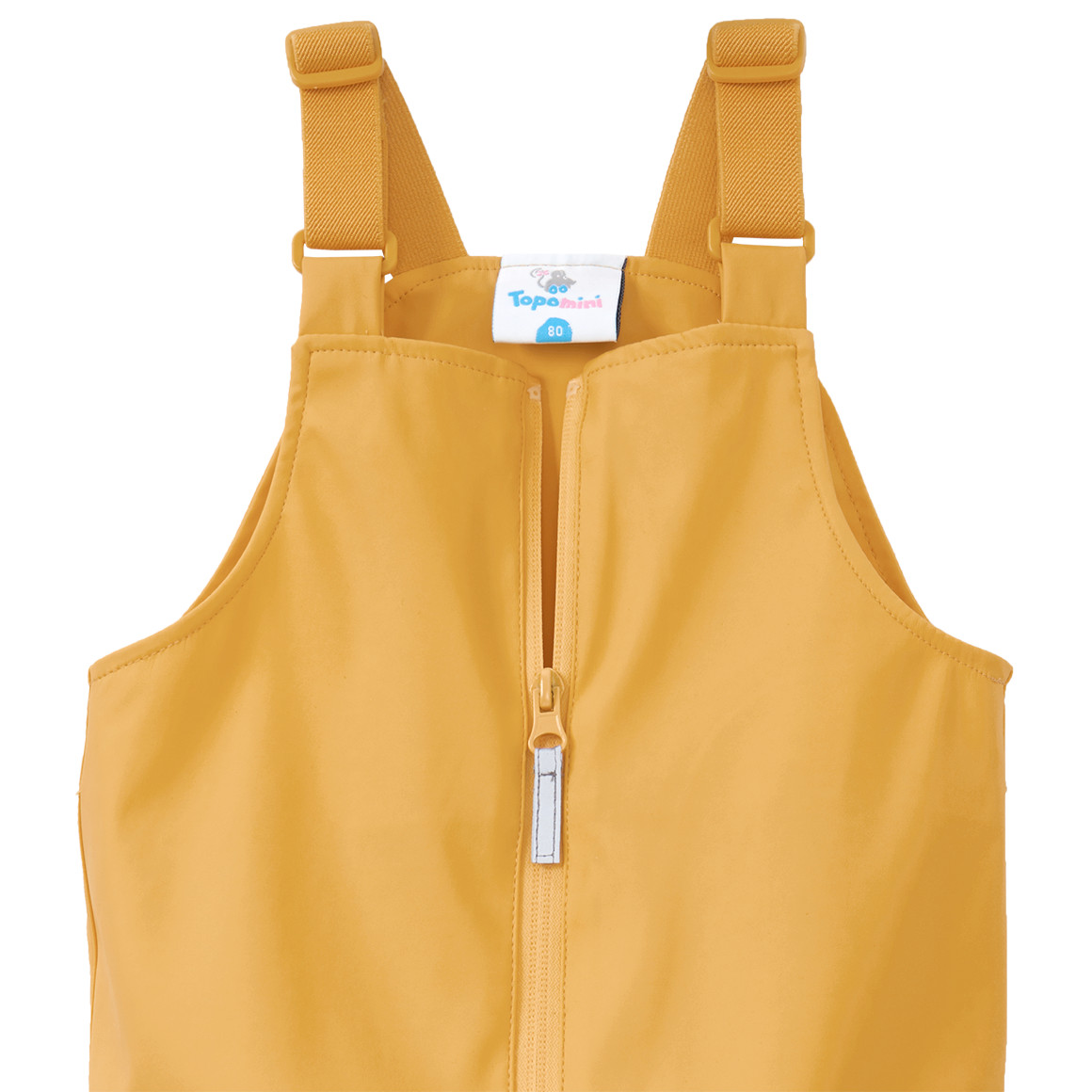Topomini Baby Regenhose mit Beschichtung gelb