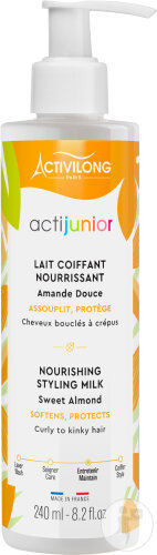 Activilong Actijunior Lait Coiffant Nourrissant Amande Douce Cheveux Bouclés À Crépus 240ml