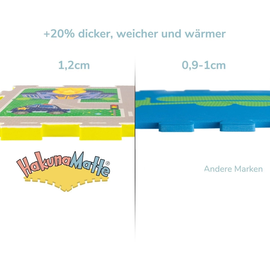 Hakuna Matte Puzzlematte  - City (120 x 120 cm)