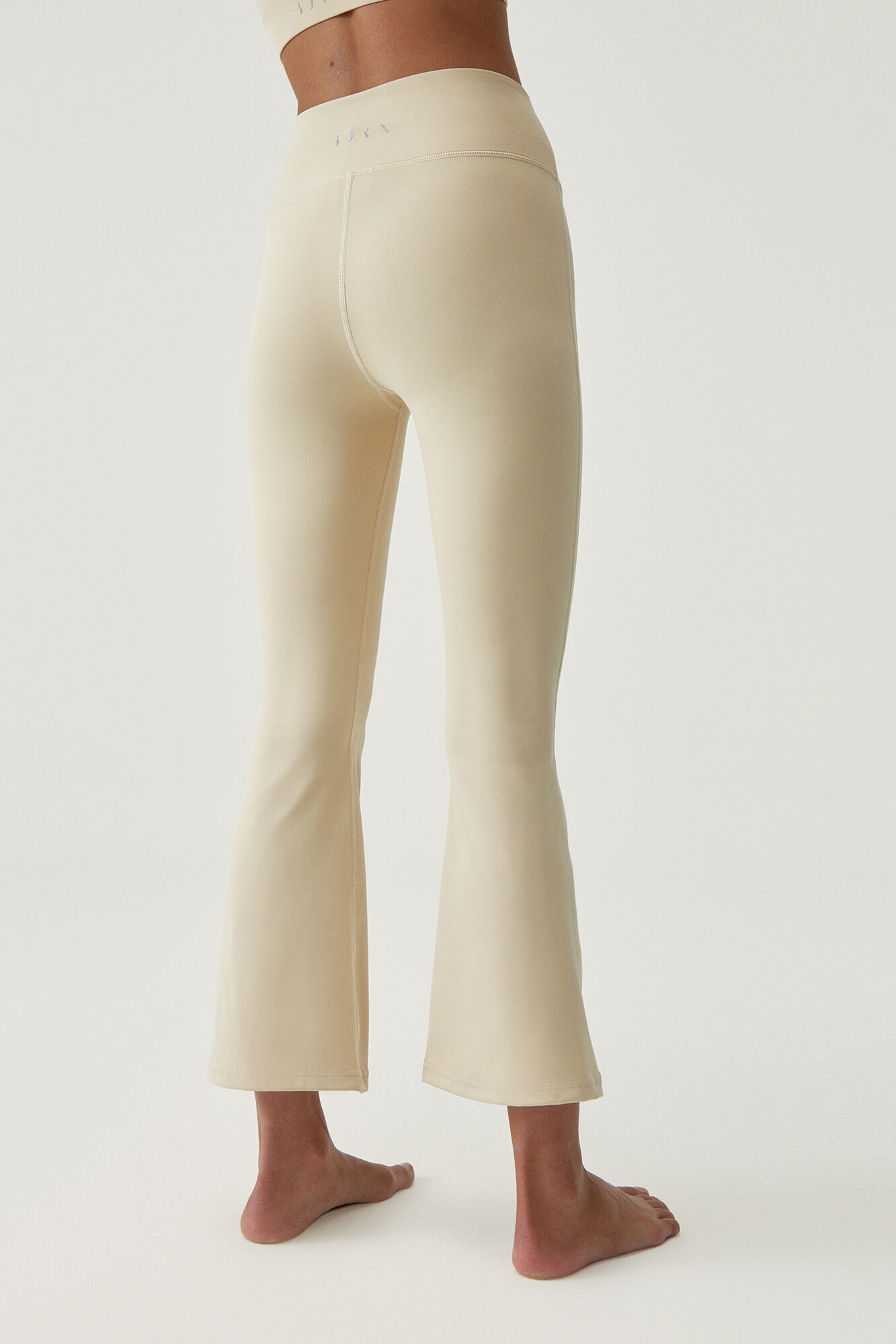 Legging Jin Flare Oat Milk - bege