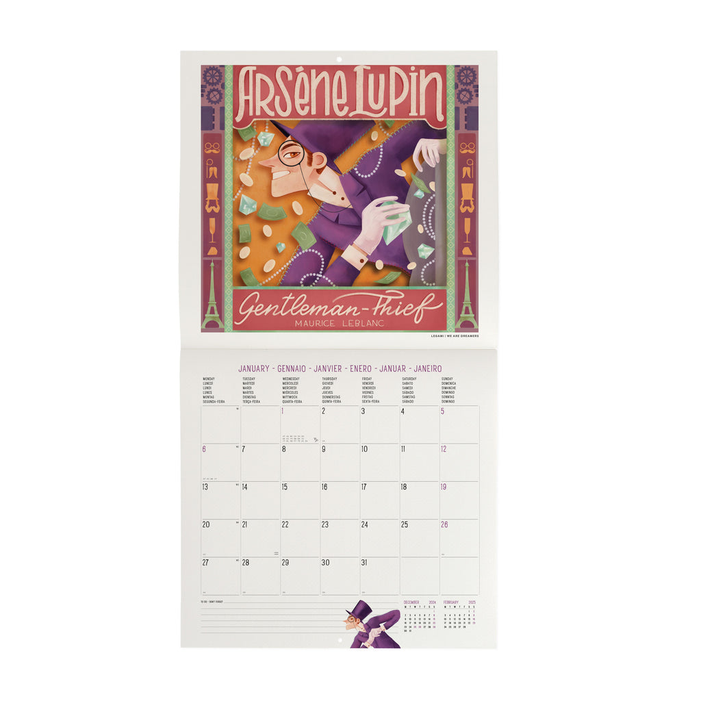 Calendário 2025 30X29 - Booklover