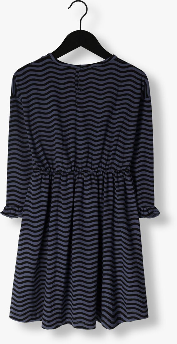 CARLIJNQ blauwe carlijnq midi jurk flow - dress with ruffles