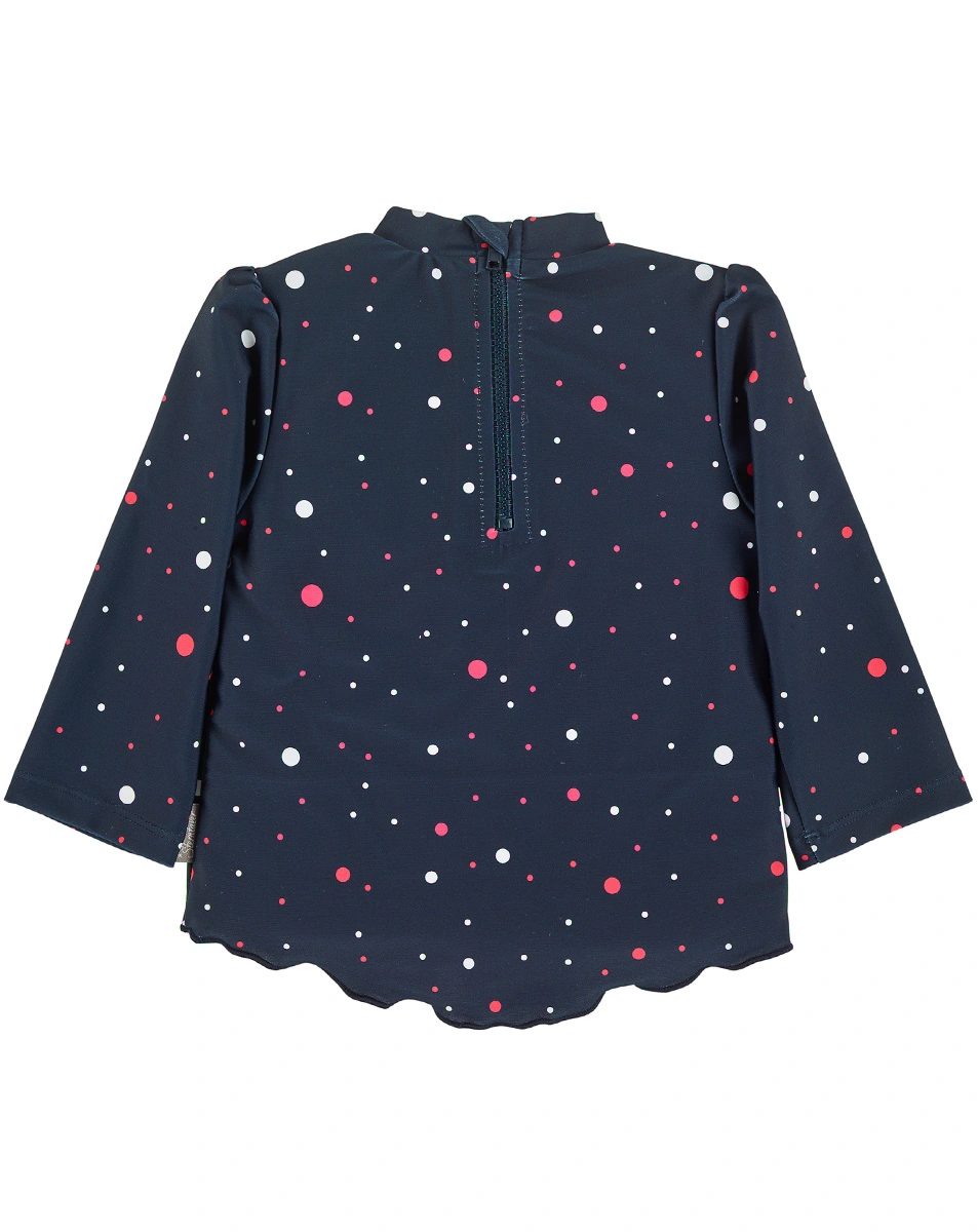 Langarm-Badeshirt BIENE in marine