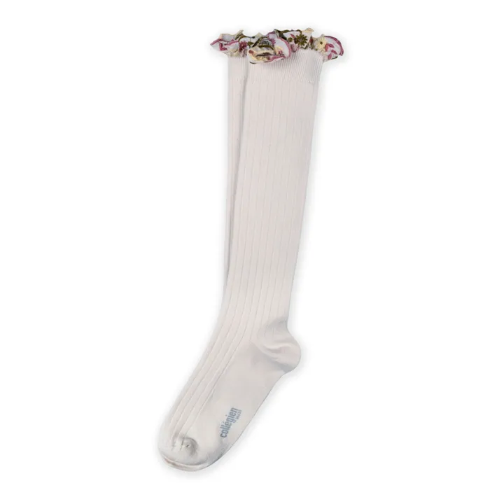 Collégien Chaussettes Apolline | Blanc