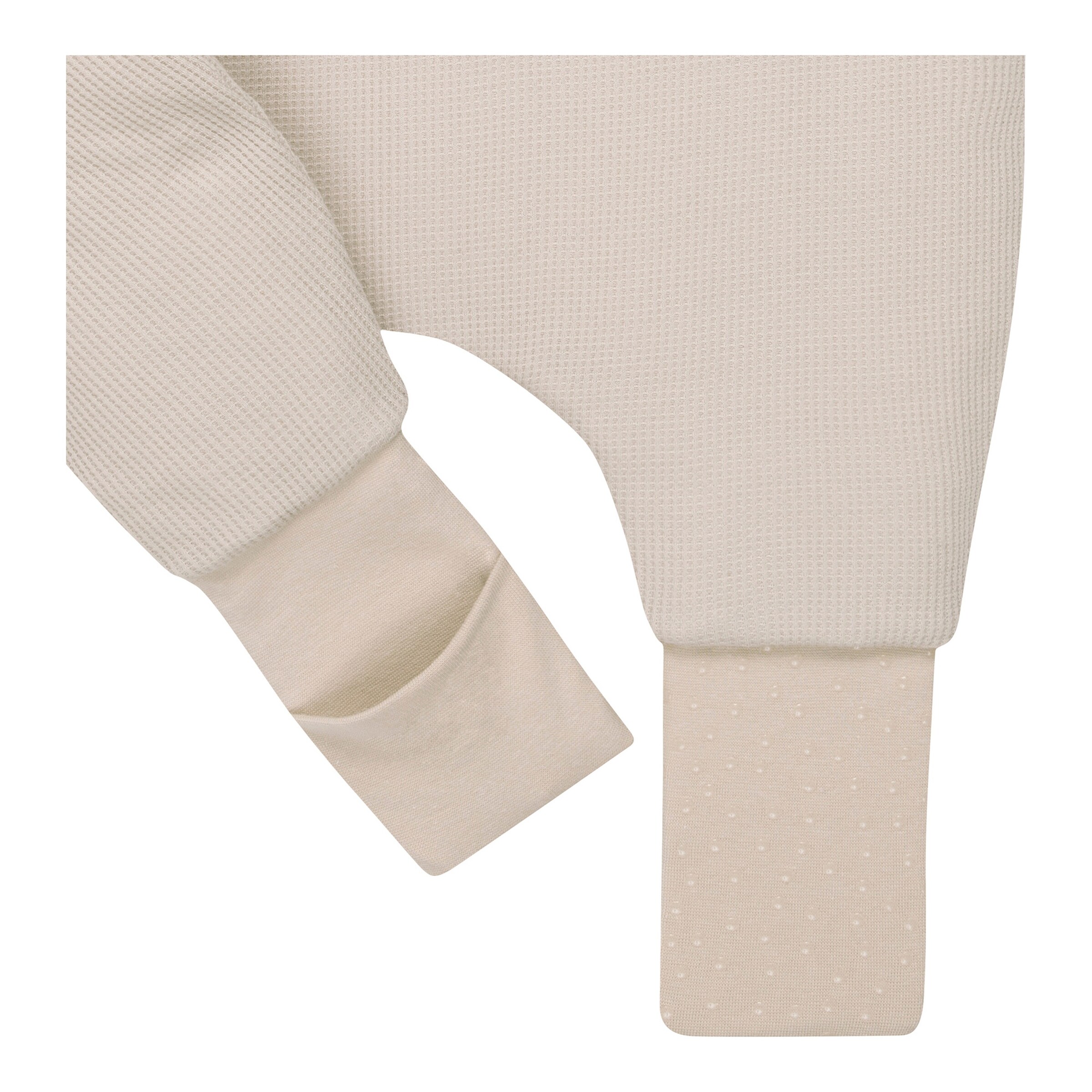 emma & noah Winter-Sleepoverall Essential mit abnehmbaren Ärmeln und Umschlag-Füßchen 3.5 TOG beige
