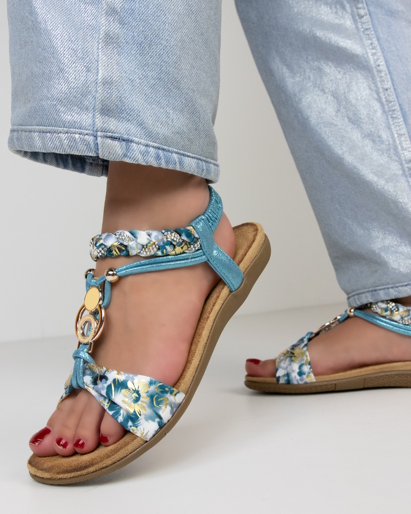 Dolcis Sandalen  - blauw